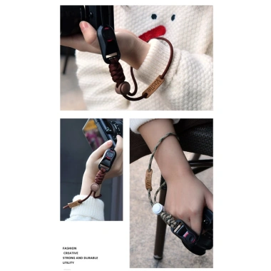 Dây máy ảnh VASILE Đeo tay Paracord - Dây dù chắc, tháo nhanh, bảo vệ camera