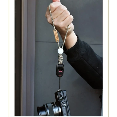 Dây máy ảnh VASILE Đeo tay Paracord - Dây dù chắc, tháo nhanh, bảo vệ camera