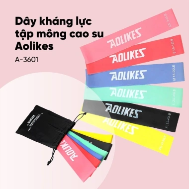 Dây mini Band Aolikes kháng lực cao su - Tập chân mông tại nhà, giá chỉ 9.000đ - JUSTFIT STORE