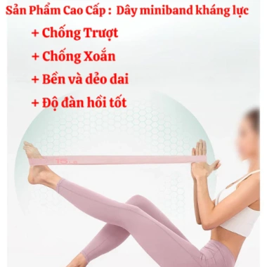 Dây miniband S690 cao su đàn hồi, kháng lực đa mức - Tập gym, yoga, tăng cơ chân, vai, mông, đùi cho nam nữ - Giá chỉ 39.000₫ 2