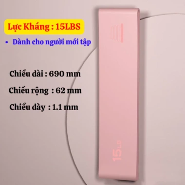 Dây miniband S690 cao su đàn hồi, kháng lực đa mức - Tập gym, yoga, tăng cơ chân, vai, mông, đùi cho nam nữ - Giá chỉ 39.000₫ 5