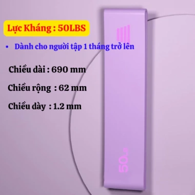 Dây miniband S690 cao su đàn hồi, kháng lực đa mức - Tập gym, yoga, tăng cơ chân, vai, mông, đùi cho nam nữ - Giá chỉ 39.000₫ 8