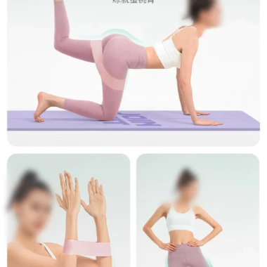 Dây miniband S690 cao su đàn hồi, kháng lực đa mức - Tập gym, yoga, tăng cơ chân, vai, mông, đùi cho nam nữ - Giá chỉ 39.000₫ 9