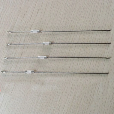Dây Móc Chìa Khóa 5.91in Thép Không Gỉ - Siêu Bền Cho Leo Núi và Hành Lý 3