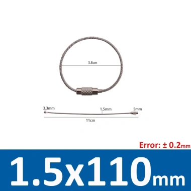 Dây móc khóa vòng thép không gỉ 5-10-20 chiếc - Khóa vòng tròn, cáp ngoài trời, tiện ích cho trại và hành lý, giá ưu đãi 22.983₫ 9 Dây móc khóa vòng thép không gỉ 5-10-20 chiếc - Khóa vòng tròn, cáp ngoài trời, tiện ích cho trại và hành lý, giá ưu đãi 22.983₫ 9