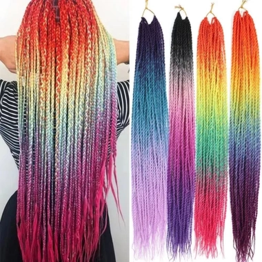 Dây móc tóc bện 30 rễ Senegal xoắn tự nhiên 24 inch - Hộp bím gradation dài, giảm 20% 5 Dây móc tóc bện 30 rễ Senegal xoắn tự nhiên 24 inch - Hộp bím gradation dài, giảm 20% 5