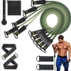 Dây ngũ sắc móc kéo cáp kháng lực đàn hồi tập full body cho nam nữ – Pilates, Gym, Giá ưu đãi 399.000đ
