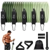 Dây ngũ sắc móc kéo cáp kháng lực đàn hồi tập full body cho nam nữ – Pilates, Gym, Giá ưu đãi 399.000đ 2
