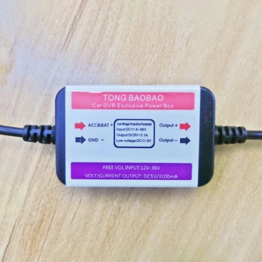 Dây nguồn camera hành trình mini USB, lấy điện từ bình ắc quy, hoạt động khi đỗ xe, giá 65.000₫