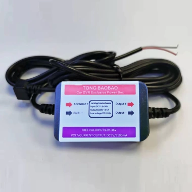 Dây nguồn camera hành trình mini USB, lấy điện từ bình ắc quy, hoạt động khi đỗ xe, giá 65.000₫