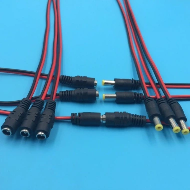 Dây Nguồn DC 5.5x2.1mm 25cm Cặp Độc Cái Lõi Đồng Nguyên Chất Chịu Tải Cao Giá 9.000đ 2
