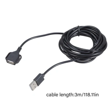 Dây nguồn mở rộng USB 3m hạng nặng cho quạt đèn USB năng lượng mặt trời - 67.100₫