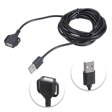 Dây nguồn mở rộng USB 3m hạng nặng cho quạt đèn USB năng lượng mặt trời - 67.100₫