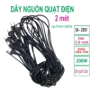 Dây nguồn quạt điện 2m - Linh kiện Quỳnh Diễn, bền, chịu tải cao, giá 21.600đ