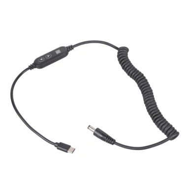Dây nguồn USB‑C PD 5V 5x2.1mm, điều chỉnh, nhựa, dùng cho màn hình LED 104.500₫