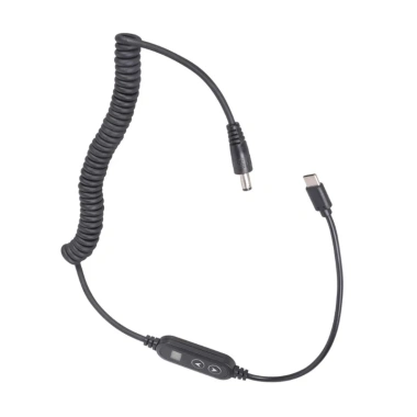 Dây nguồn USB‑C PD 5V 5x2.1mm, điều chỉnh, nhựa, dùng cho màn hình LED 104.500₫