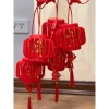 Dây nháy Đèn Lồng 5m 6 Đèn LED Cỡ Đại 15cm - Trang trí Tết Ngoài Trời Chống Nước 4