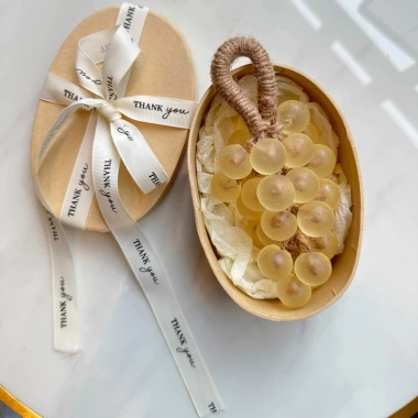 Dây Nho Xà Phòng Handmade Hộ Gia Đình - Hương Thơm Lâu Dài, Mô Phỏng Xà Phòng Nho, Quà Lưu Niệm Pha Lê, 190.438 VND