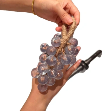 Dây Nho Xà Phòng Handmade Hộ Gia Đình - Hương Thơm Lâu Dài, Mô Phỏng Xà Phòng Nho, Quà Lưu Niệm Pha Lê, 190.438 VND