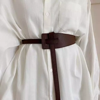 Dây Nịt Da Unisex To Dáng Dài Cá Tính Y2K - Mix Outfit Năng Động, Giá 49.500
