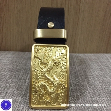 Dây nịt nam da bò thật khóa đồng - Giá ưu đãi 459.000đ, bền đẹp, sang trọng