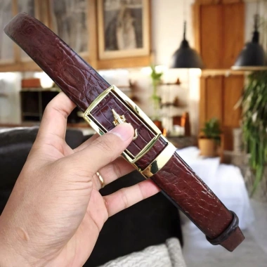 Dây Nịt Nam Da Bụng Hông Cá Sấu TS124A - Rất Mềm Bền, Giá ưu đãi 628.000đ