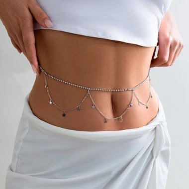 Dây Nịt Thắt Eo Kim Loại Tua Rua - Điểm Nhấn Xinh Xắn Duyên Dáng, Cá Tính, 52.200₫