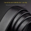 Dây nịt thắt lưng nam da bò 3.5cm không khóa bền đẹp 1 lớp - Giá chỉ 79.000 VND 3