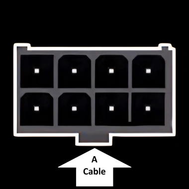 Dây Nối Dài 8 Pin CPU Asia Horse Hydrus LED ARGB Gập 90 Độ - Giá siêu ưu đãi 329k, rẻ nhất thị trường, chất lượng cao, lắp nhanh 7