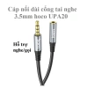 Dây nối dài tai nghe 3.5mm Hoco UPA20 - Kết nối mic, chất liệu bền, âm thanh ổn định, dễ lắp đặt, giá ưu đãi 47.000 VND
