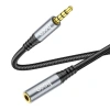 Dây nối dài tai nghe 3.5mm Hoco UPA20 - Kết nối mic, chất liệu bền, âm thanh ổn định, dễ lắp đặt, giá ưu đãi 47.000 VND 3
