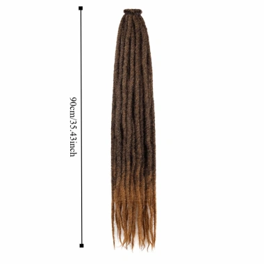 Dây nối dreadlock SEIZ6O 36 inch Ombre Hippie tự nhiên - DIY reggae móc bím tóc 2