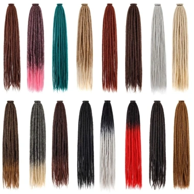 Dây nối dreadlock SEIZ6O 36 inch Ombre Hippie tự nhiên - DIY reggae móc bím tóc 3