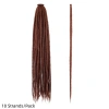 Dây nối dreadlock SEIZ6O 36 inch Ombre Hippie tự nhiên - DIY reggae móc bím tóc 10