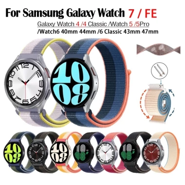 Dây nylon YIFILM 20/22mm cho Samsung Galaxy Watch 6/5/Pro, Active 2, Huawei GT2/3, Gear S3 - Giá chỉ 51.494 VND