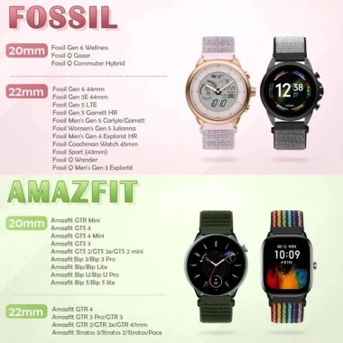 Dây nylon YIFILM 20/22mm cho Samsung Galaxy Watch 6/5/Pro, Active 2, Huawei GT2/3, Gear S3 - Giá chỉ 51.494 VND