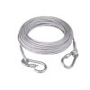 Dây phơi cáp thép 4.6m bọc vinyl chống gỉ, carabiner, chịu lực cao, treo quần áo 10