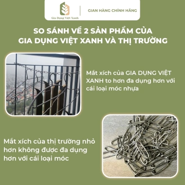 Dây phơi đồ thông minh inox 304 chống xô, chống bay kèm móc khóa 2 đầu - 40.000₫ 3 Dây phơi đồ thông minh inox 304 chống xô, chống bay kèm móc khóa 2 đầu - 40.000₫ 3
