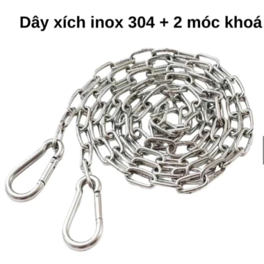 Dây phơi inox 304 chống gỉ, móc tiện lợi, ăn mòn thấp, bền bỉ - chỉ 50.000₫