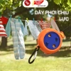 Dây Phơi Quần Áo 10m Gập Gọn Thông Minh GUD PQA01 - Du Lịch, Gia Dụng, Dễ Lắp Đặt, Bảo Vệ Quần Áo - Chịu Tải Cao