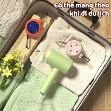 Dây Phơi Quần Áo 10m Gập Gọn Thông Minh GUD PQA01 - Du Lịch, Gia Dụng, Dễ Lắp Đặt, Bảo Vệ Quần Áo - Chịu Tải Cao 4