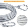 Dây Phơi Quần Áo 5m Mạ Kẽm Có Móc Khóa 2 Đầu Chống Gỉ Bọc Nhựa Bền Tiện Lợi 3