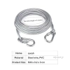 Dây Phơi Quần Áo 5m Mạ Kẽm Có Móc Khóa 2 Đầu Chống Gỉ Bọc Nhựa Bền Tiện Lợi 9
