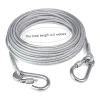 Dây Phơi Quần Áo 5m Mạ Kẽm Có Móc Khóa 2 Đầu Chống Gỉ Bọc Nhựa Bền Tiện Lợi 10
