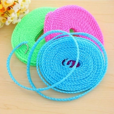 Dây phơi quần áo 5m thông minh cố định móc, tiết kiệm không gian, giảm giá 9.300đ 5