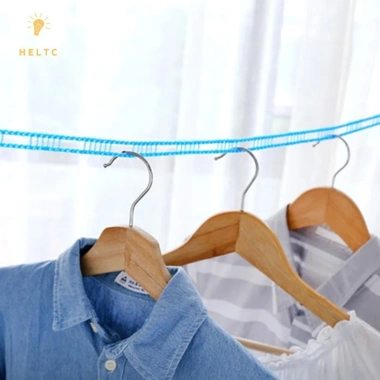 Dây phơi quần áo chống gió 3-10m điều chỉnh, di động, không trượt - Du lịch tiện