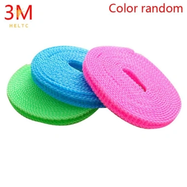 Dây phơi quần áo chống gió 3-10m điều chỉnh, di động, không trượt - Du lịch tiện