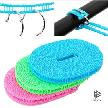Dây phơi quần áo chống gió 3‑10m điều chỉnh, di động, không trượt, du lịch Dây phơi quần áo chống gió 3‑10m điều chỉnh, di động, không trượt, du lịch