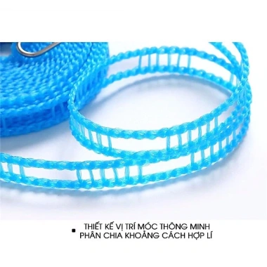 Dây phơi quần áo đa năng 5m - Giá chỉ 30.000đ, chất liệu bền, dễ lắp đặt, siêu tiện lợi SHIPNHANH88 2