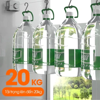 Dây Phơi Quần Áo Dây Rút Vô Hình 5.1m - Treo Trong Phòng Tắm & Ban Công, Giá Ưu Đãi 155.900 6